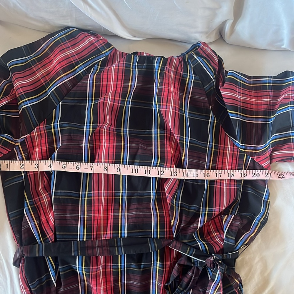 Draper James RSVP Women’s Plaid Holiday Dress size XL - Picture 9 of 14